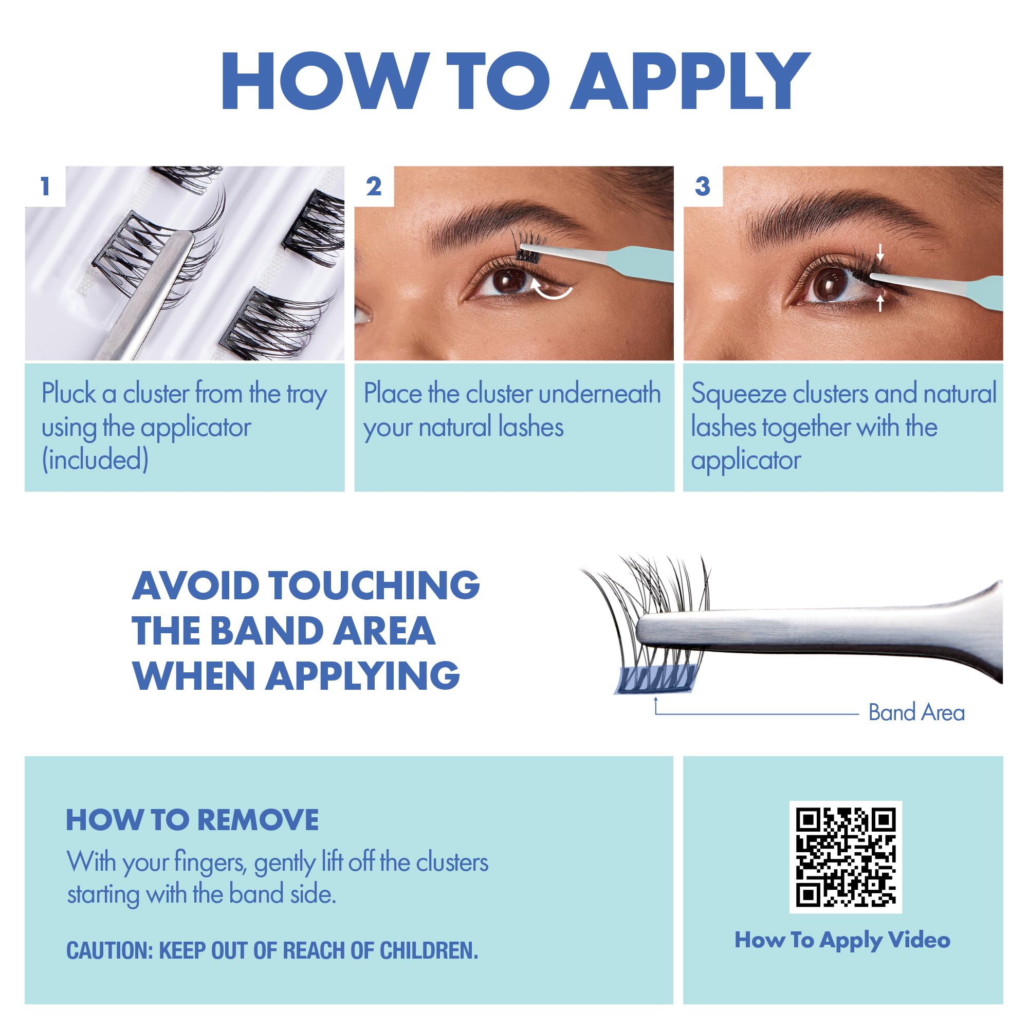 i•ENVY waterproof lashes endure workouts and heat while maintaining natural-looking clusters