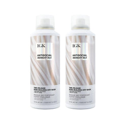IGK Antisocial dry hair mask bottle shown for deep hydration and bond-building overnight care