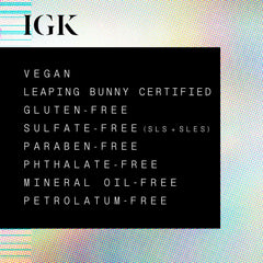 IGK Antisocial Midnight Silk time-release formula provides ongoing hydration