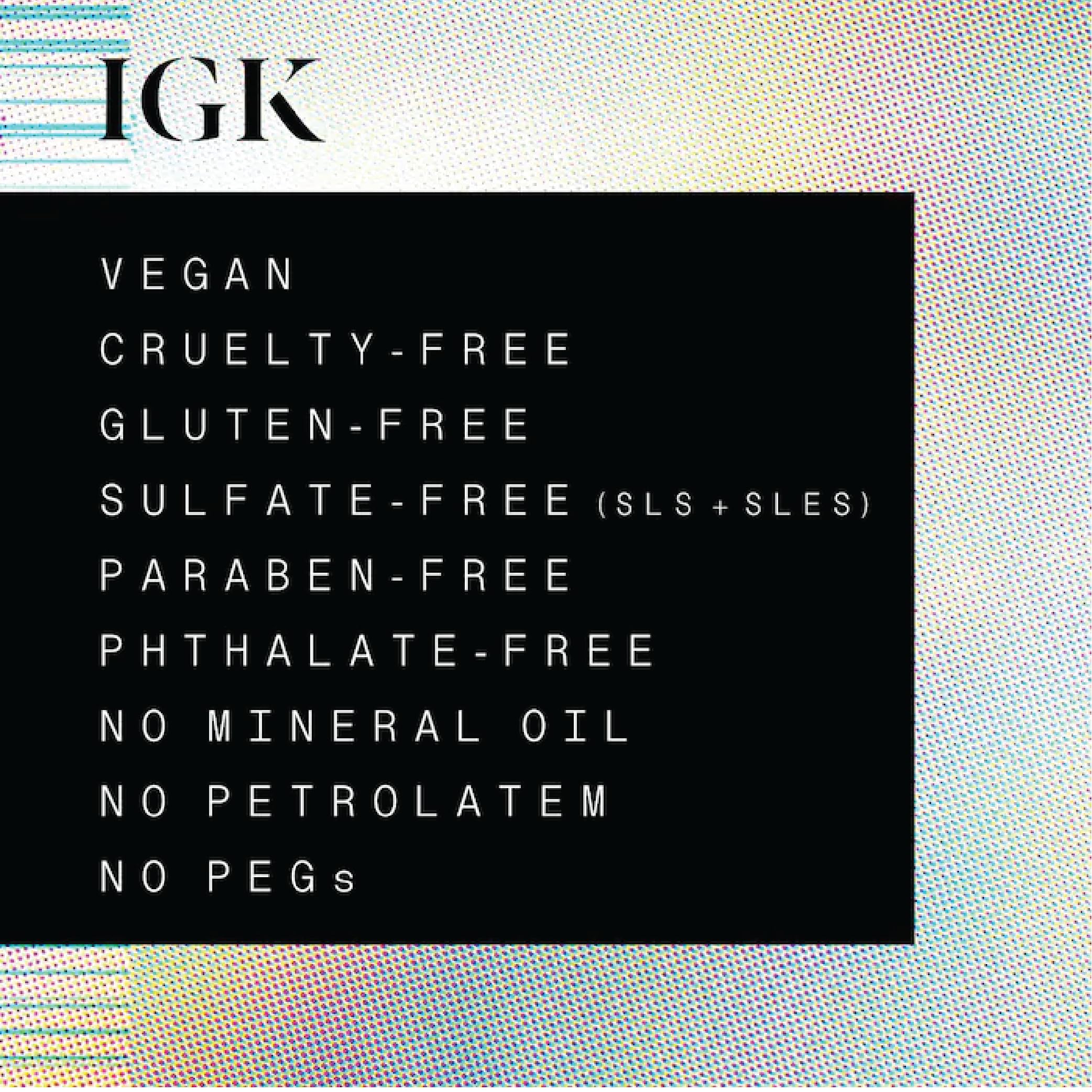 IGK Antisocial no-rinse extensions-friendly formula performs well with extensions