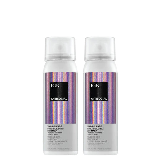 IGK Antisocial no-rinse night mask bottle for overnight bond repair and hydration