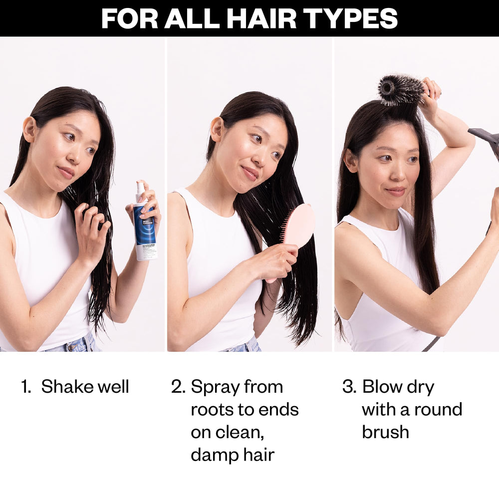 IGK Body Language thickening pea peptides enhance body in fine hair.