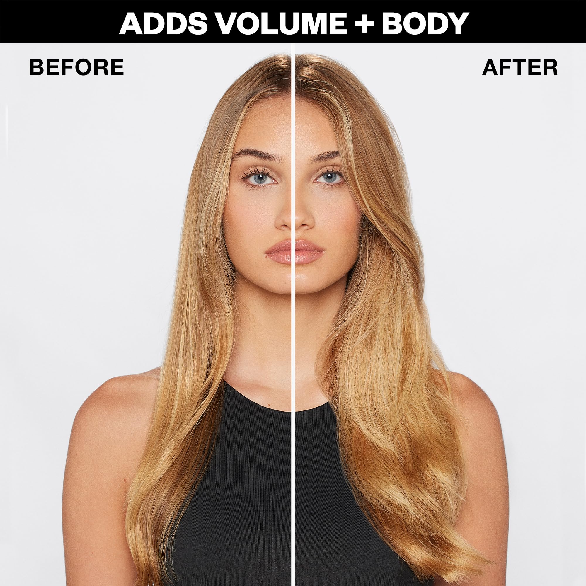 IGK Body Language vegan liquid collagen detail emphasizes plumpness and fullness.