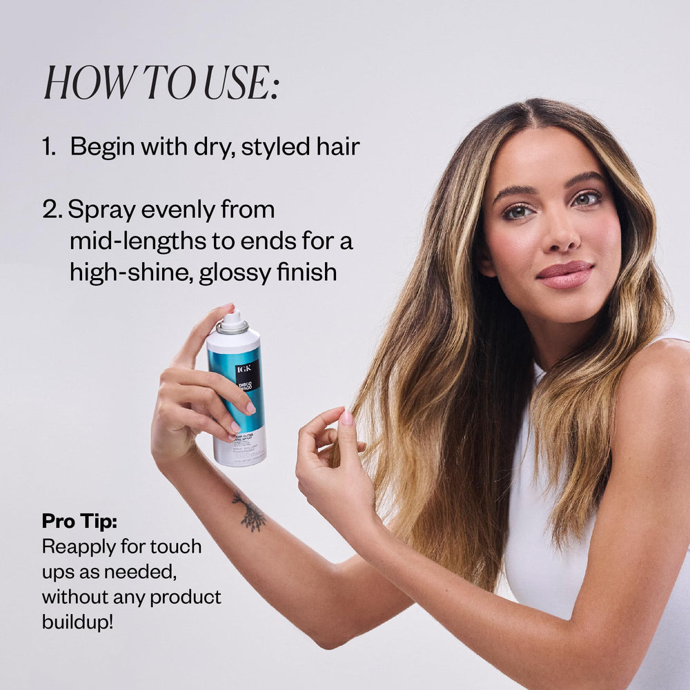 IGK Disco Disco static control shot reveals smoother, frizz-free look