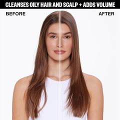 IGK Dry shampoo application spray 8–10 inches enables precise, quick refreshing