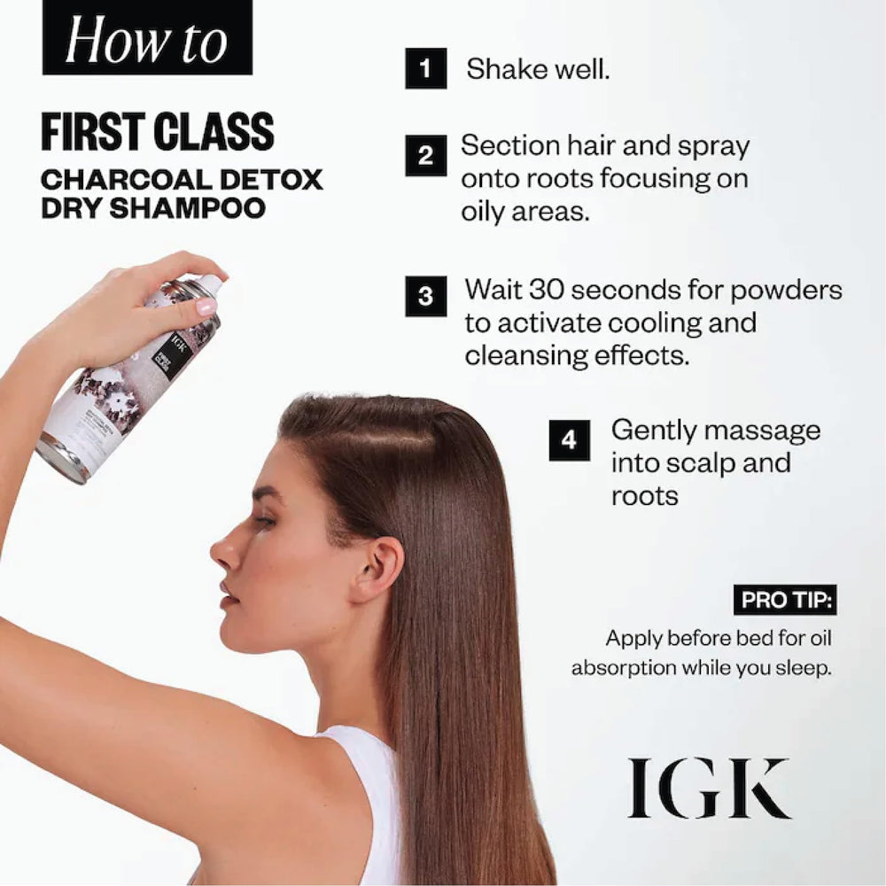 IGK first-class twin-pack display showcases two travel-friendly bottles.