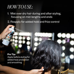 IGK Good Behavior hairspray humidity shield protecting against frizz