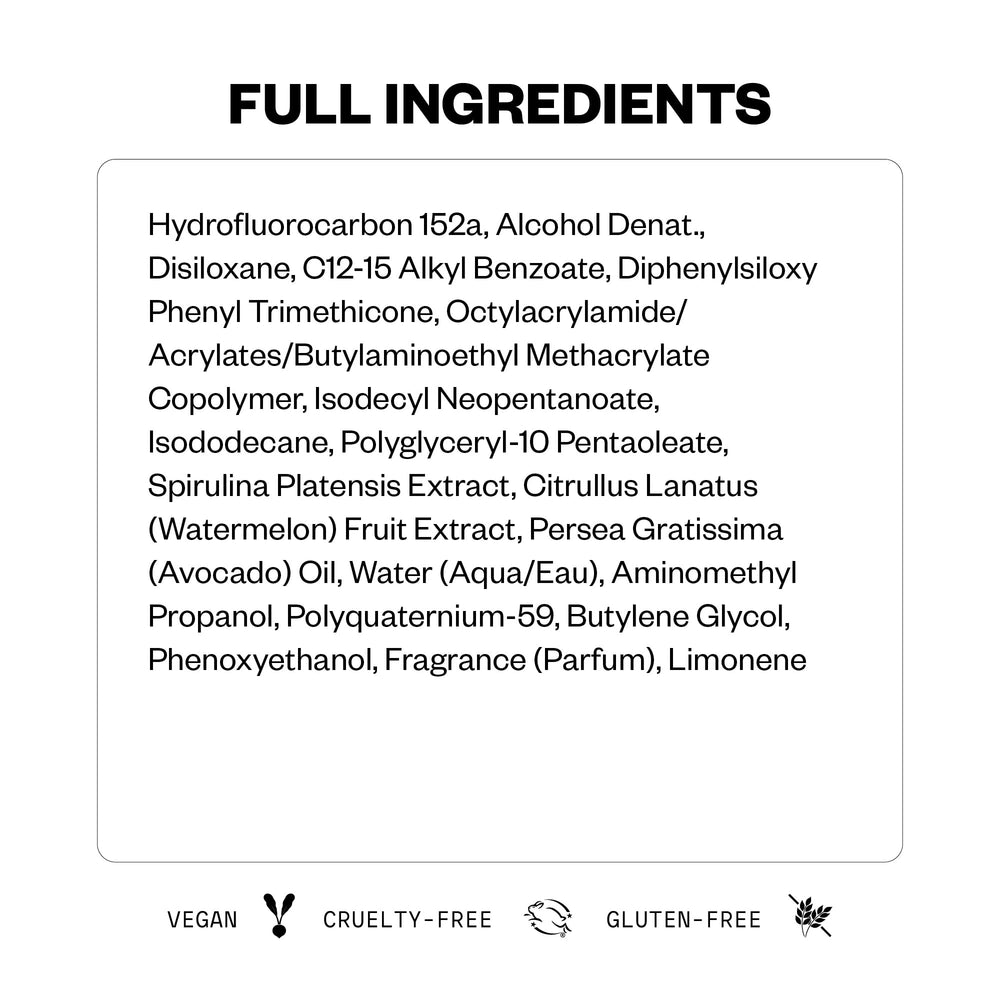 IGK Good Behavior hairspray free from gluten and sulfates