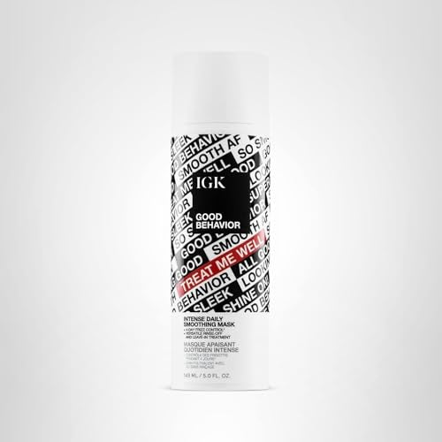 IGK Good Behavior finish reveals healthy, glossy hair after use