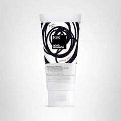 IGK Good Behavior Spirulina Balm hair blowout with sleek shine