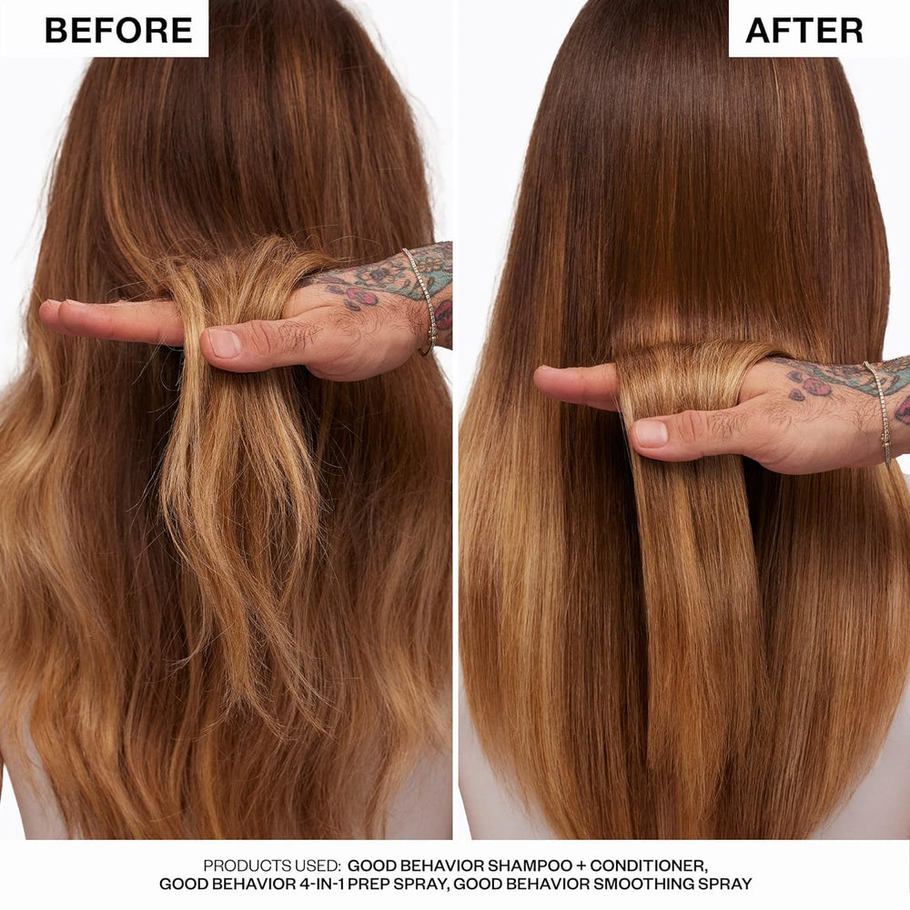 Keratin-like treatment effect demonstrated by the product texture