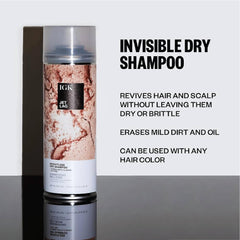 IGK Jet Lag applied to mid-lengths to lightly cleanse and texturize