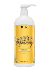 IGK Legendary Dream Hair Shampoo bottle shows hydration and shine for all hair types.