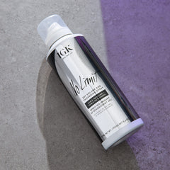 IGK No Limit close-up of voluminous hair with airy, soft texture.