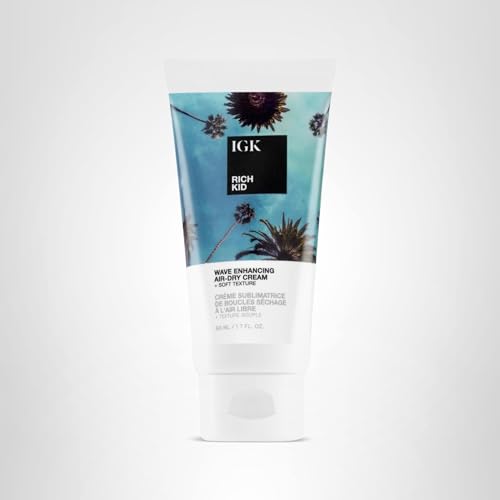 IGK Rich Kid Coconut Oil Gel Travel safe for chemically treated hair.