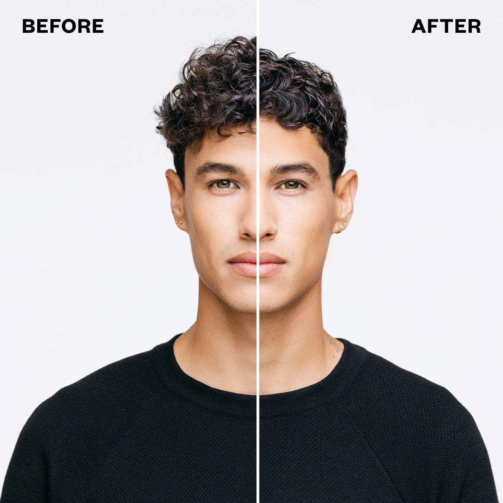 IGK Rich Kid Coconut Oil Gel Travel defined curls with piecey texture.