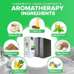 iHeart Nature natural ingredients panel on soap packaging