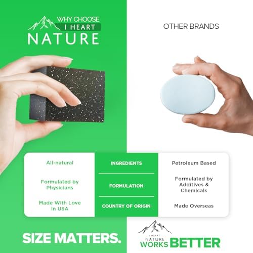 iHeart Nature shea butter and jojoba oil infusion providing skin hydration