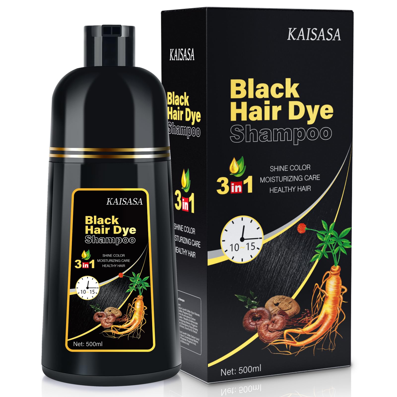 IIIMEIDU gray hair coverage bottle for at-home color and roots blending