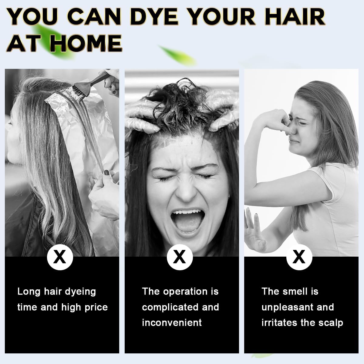 IIIMEIDU shiny nourished hair after 15-20 minutes.