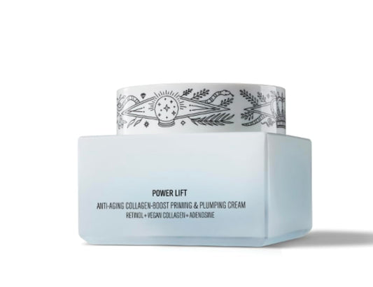 Il Makiage Power Lift cream swatch illustrating instant softness and glow.