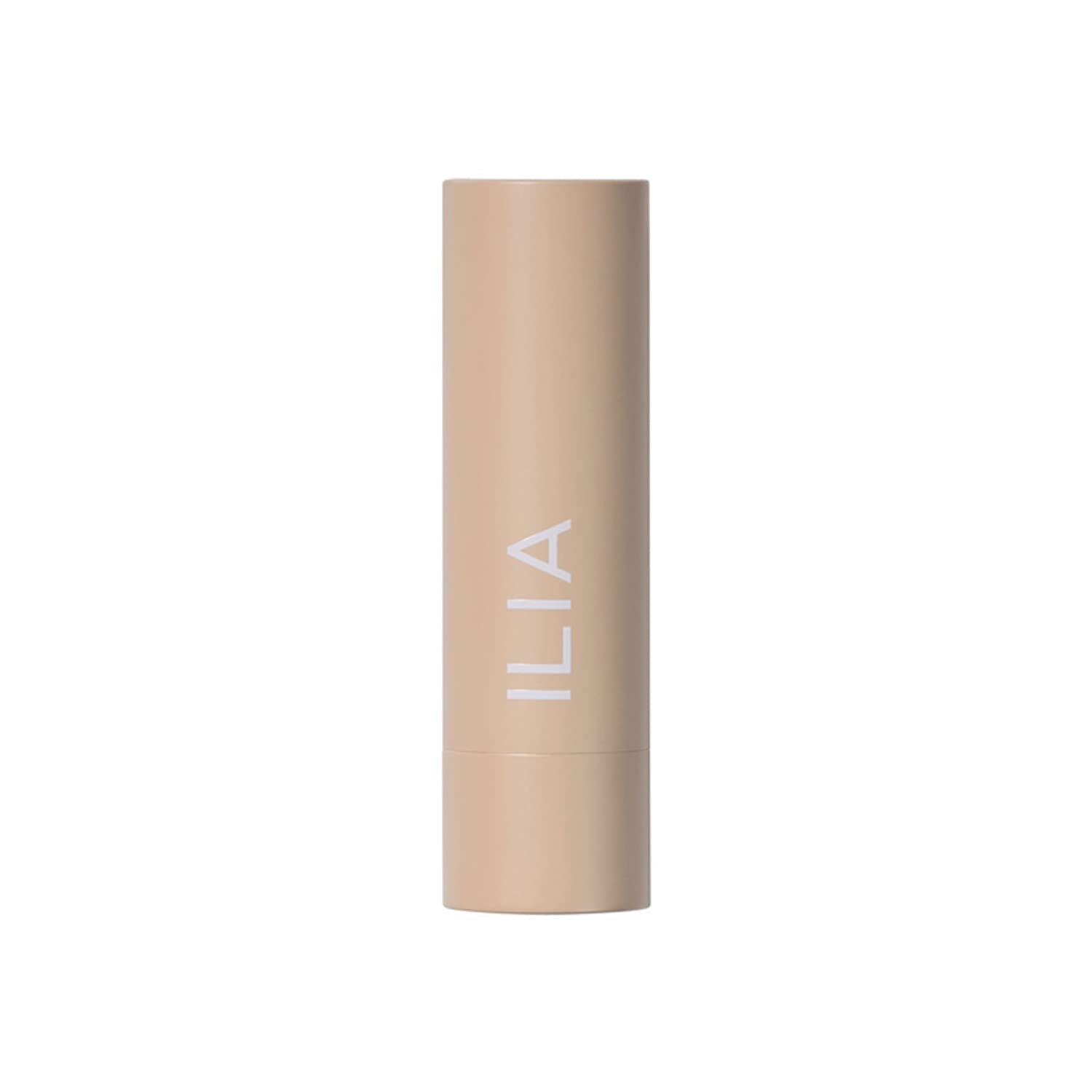 ILIA Color Block Lipstick cream finish swatch for smooth, comfortable lips.