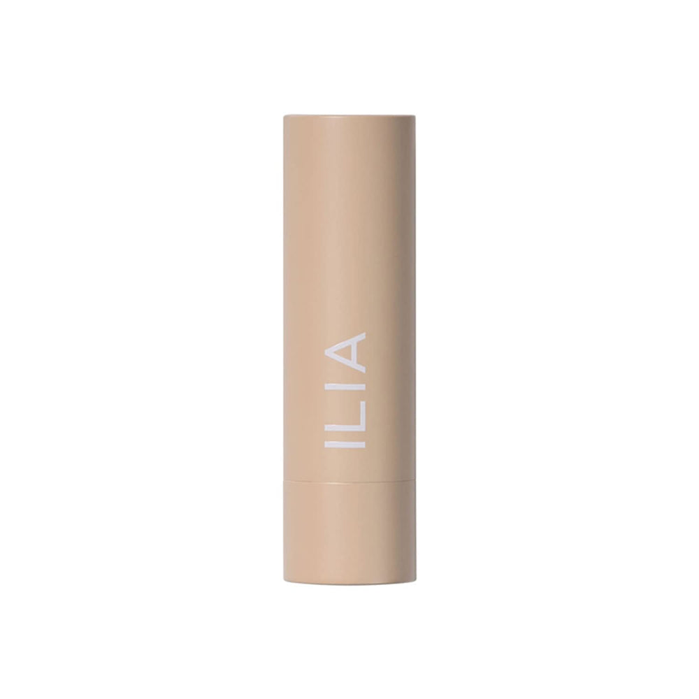 ILIA Color Block Lipstick cream finish swatch for smooth, comfortable lips.