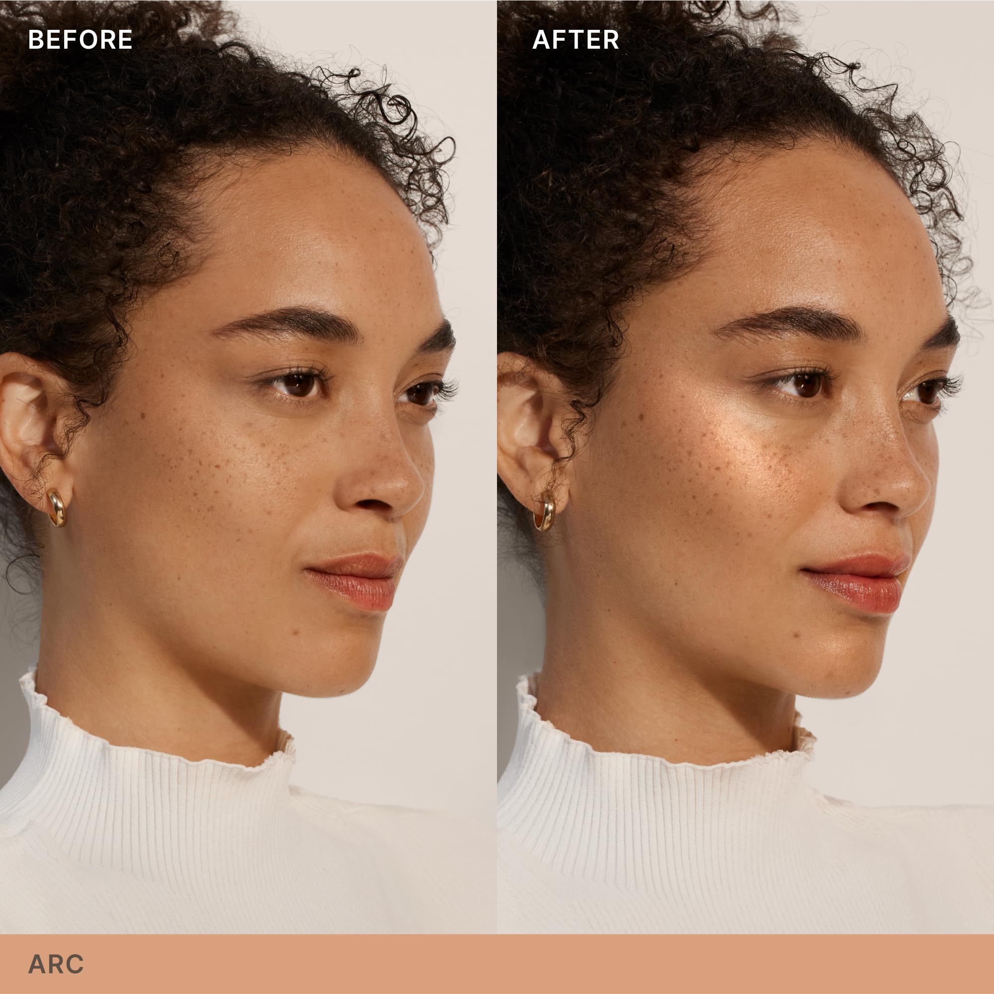 Ilia Lightshift close-up reveals creamy-to-powder texture with weightless feel