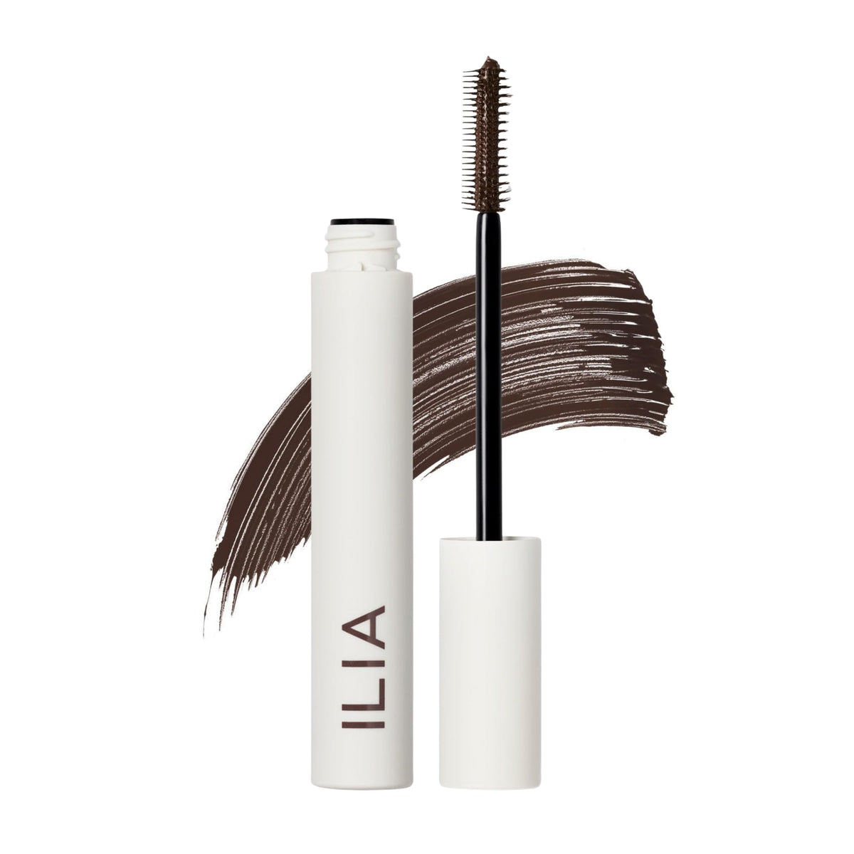 ILIA Limitless Lash Mascara bottle showcases eco-friendly packaging and a clean formula.
