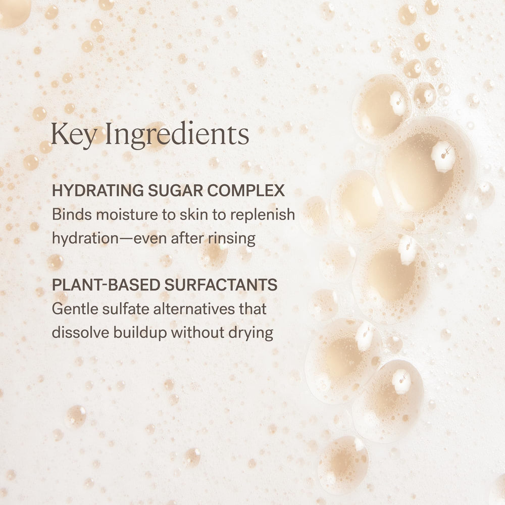 ILIA Pentavitin plant-derived sugar complex close-up, signaling hydrating skin comfort.