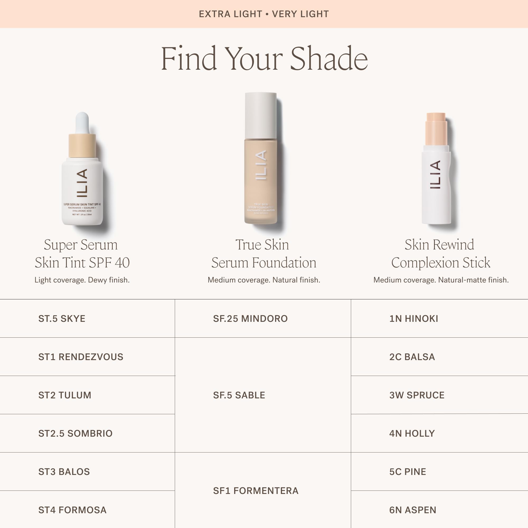 ILIA Skin Rewind shade 5C Pine swatch on skin with cool undertones