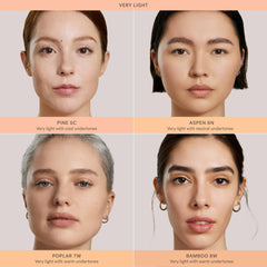 ILIA Skin Rewind natural-matte finish texture on the skin.