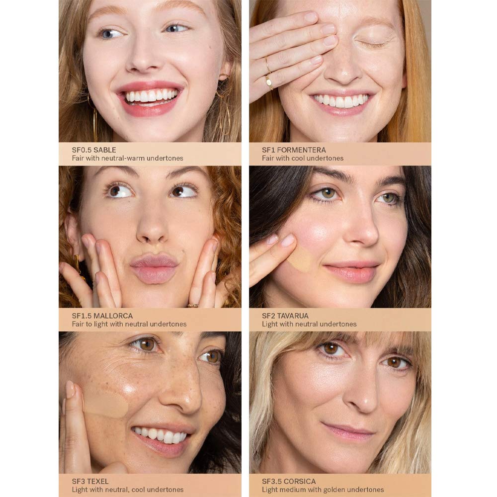 Recyclable packaging of ILIA True Skin Serum Foundation