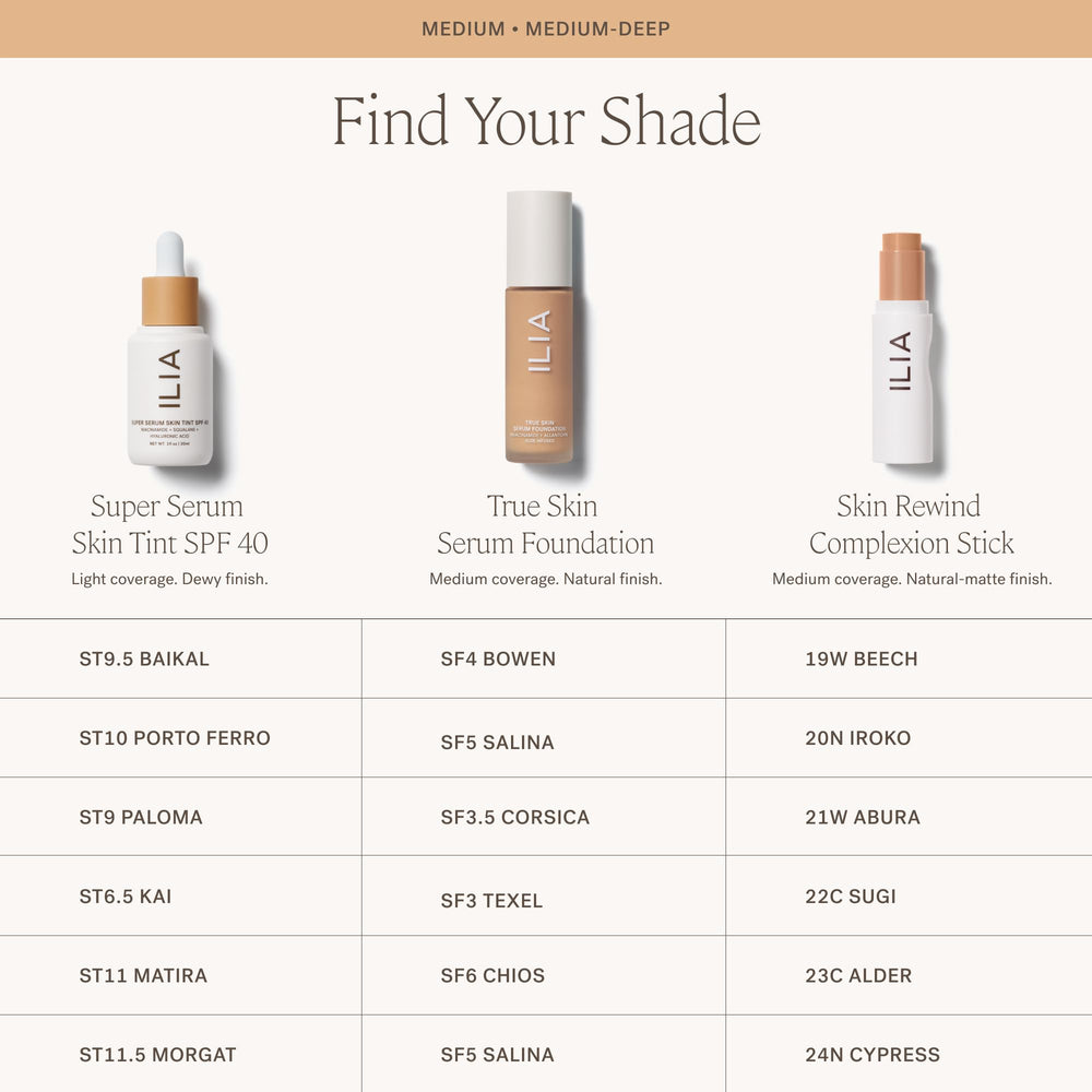 Vegan cruelty-free icon on ILIA True Skin packaging