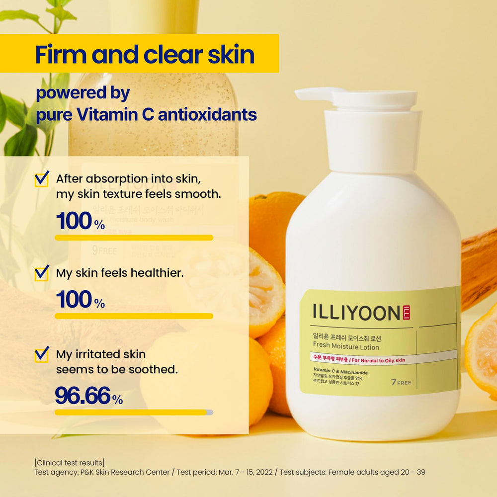 Illiyoon Fresh Moisture Lotion camellia oil supports a silky, balanced finish