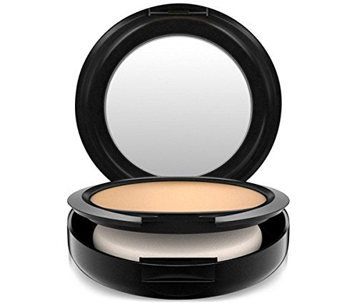Illuminations MAC Studio Fix Powder one-step application delivers a smooth matte finish and long wear.