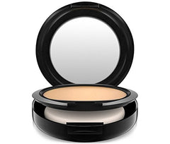 Illuminations MAC Studio Fix Powder one-step application delivers a smooth matte finish and long wear.