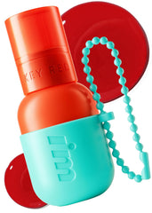 IM MEME Color Key Ring Lip Tint in Orange Delight, portable lip color on the go.