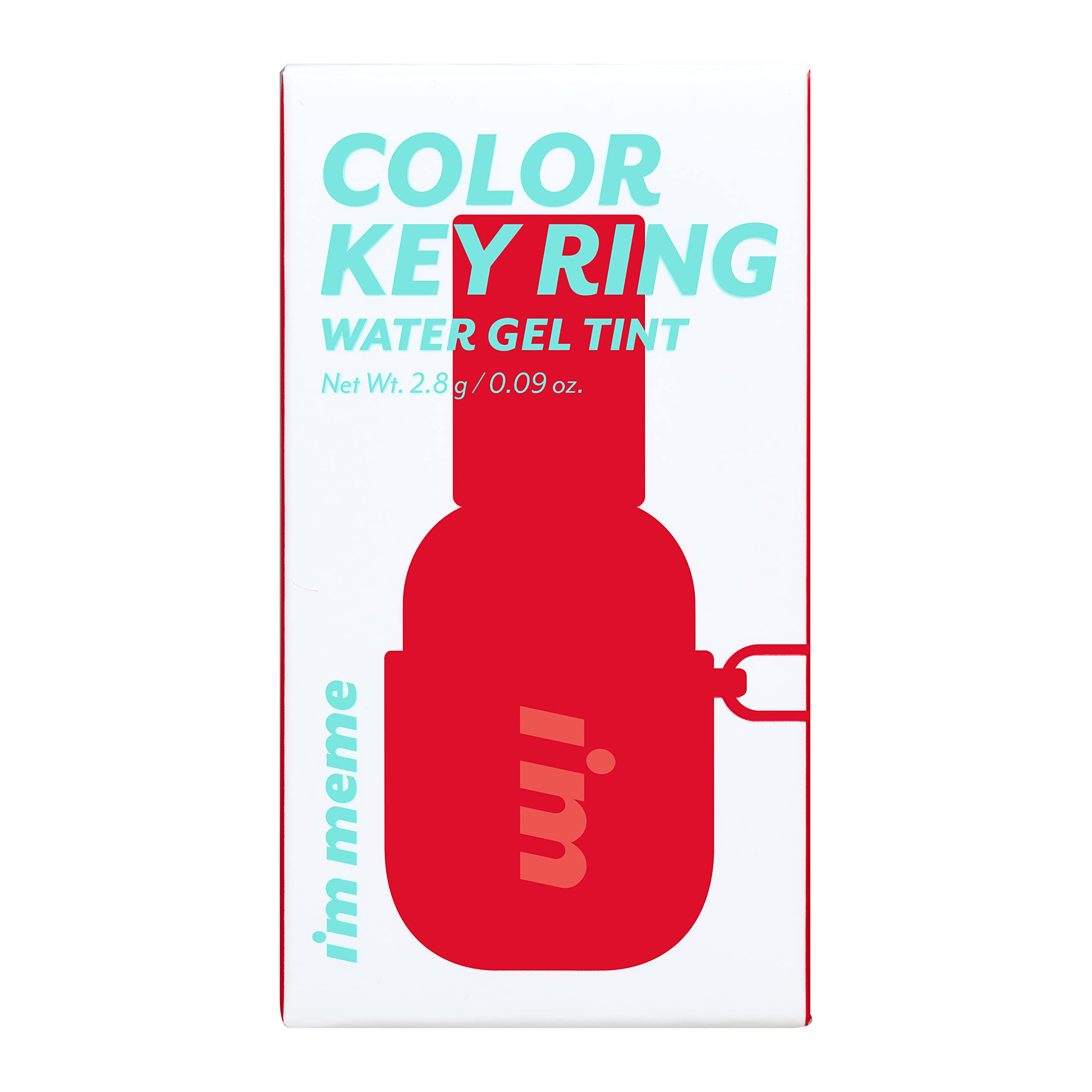 IM MEME lip tint on key ring enables effortless gradient looks.