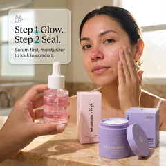 Bohemia Skin Duo packaging on clean surface highlighting two-step system.