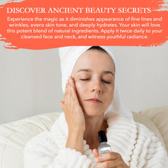 ImagineDerm Tepezcohuite Nourish Nectar application scene suggests daily nourishing ritual.