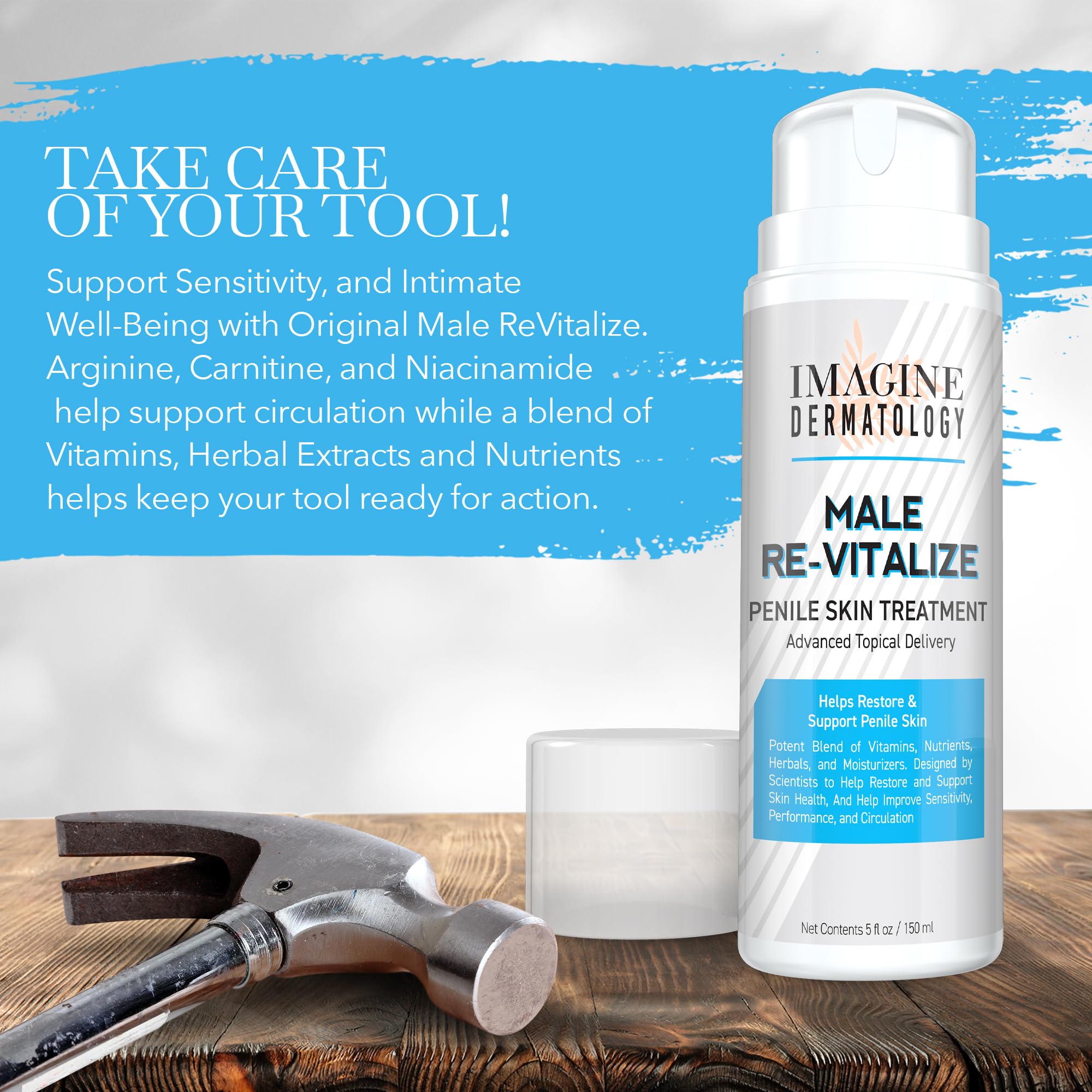 Imagine Dermatology ingredient blend with carnitine and arginine for skin comfort.