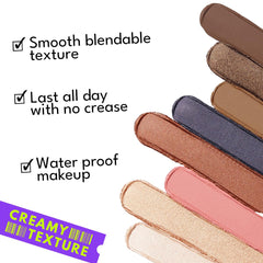 imakeupnow matte neutral brown eyeshadow swatches on skin for soft definition
