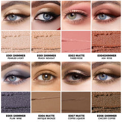 imakeupnow metallic shimmer cream eyeshadow close-up showing rich high-shine finish