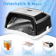 IMENE portable professional nail lamp for salon and home nail art sessions.