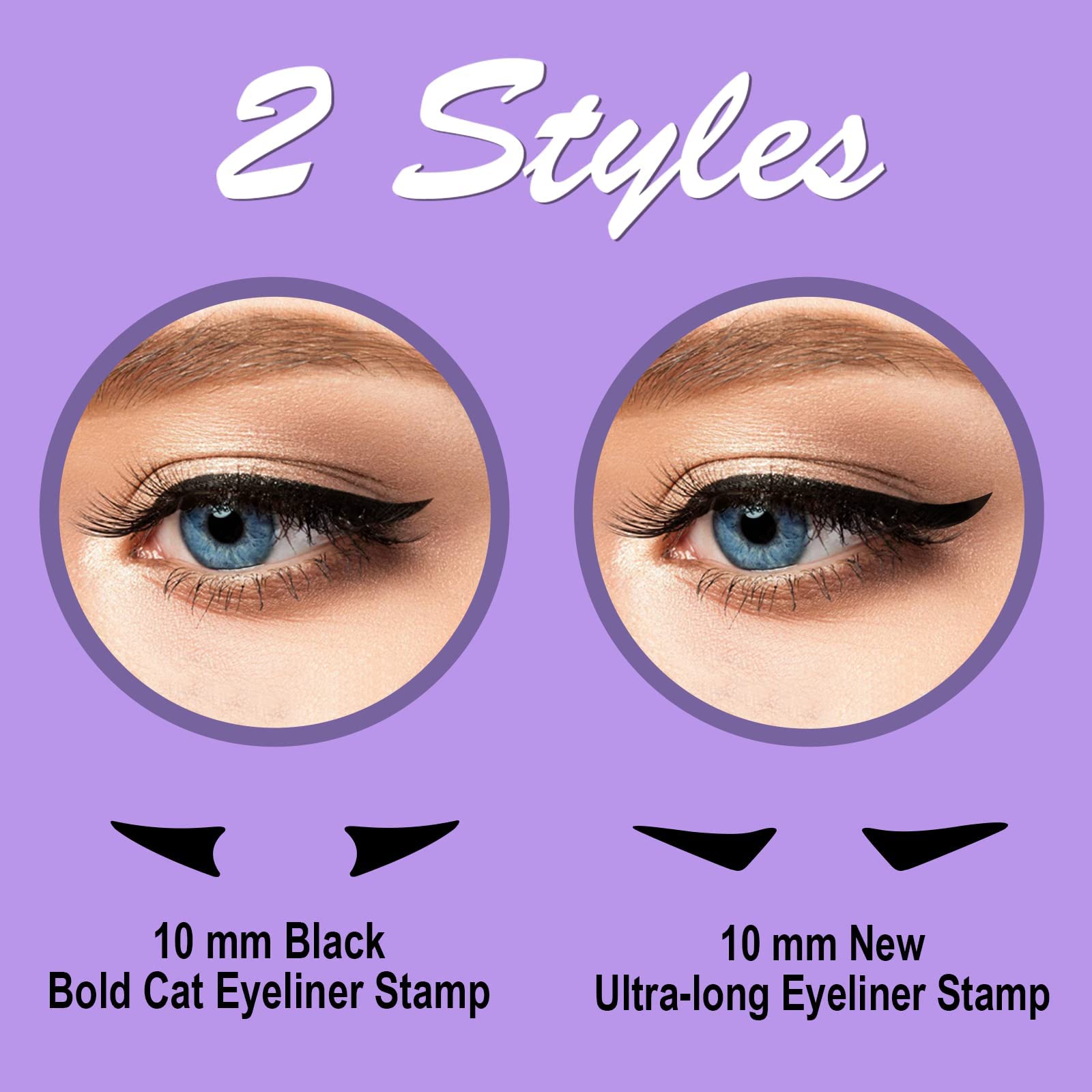 iMethod Winged Eyeliner Stamp suits all eye shapes for flexible wing shapes
