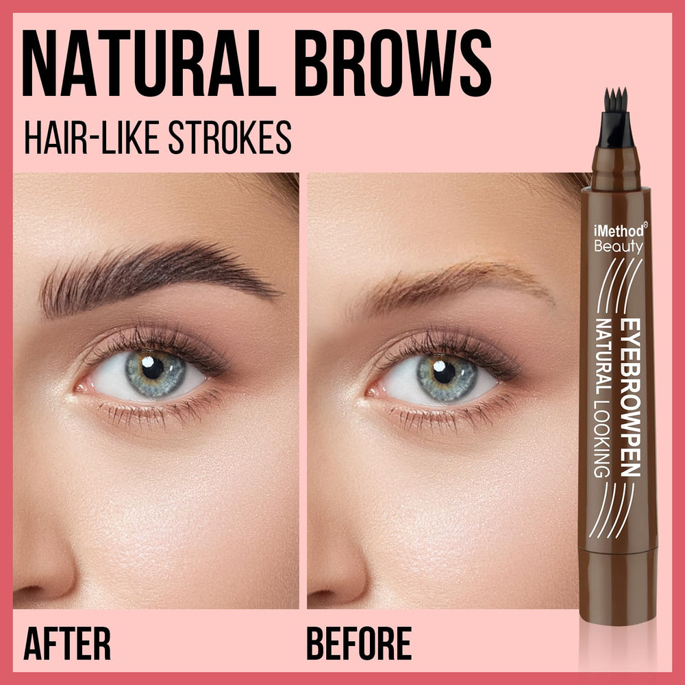iMethod Brow Brush included for blending and shaping brows.