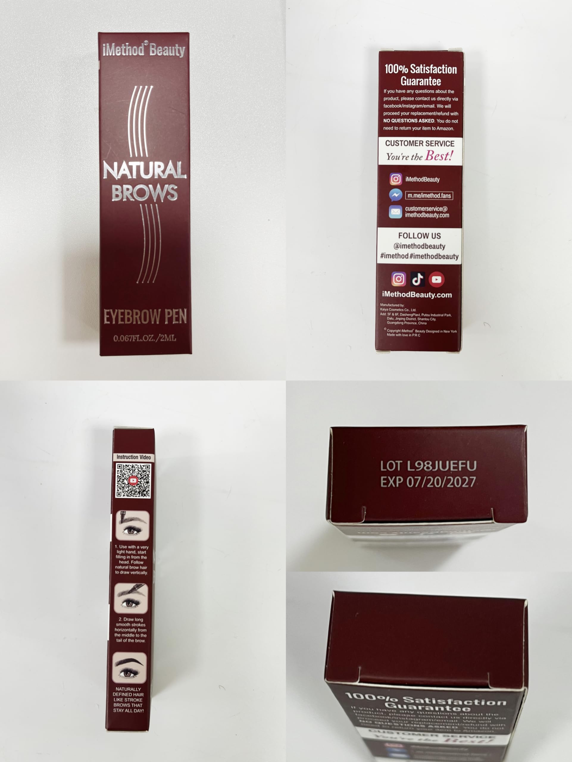 iMethod Eyebrow Pen offers versatile color options for all tones.