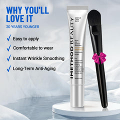 iMethod Perfection Eye Tightener close-up on under-eye area with lifted look