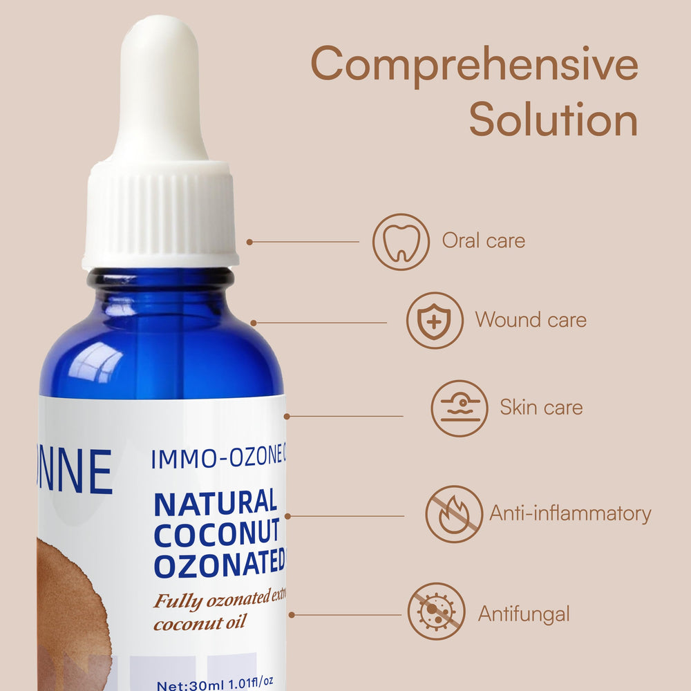 IMMOONNE ozonated coconut oil used in oral care for gentle freshness